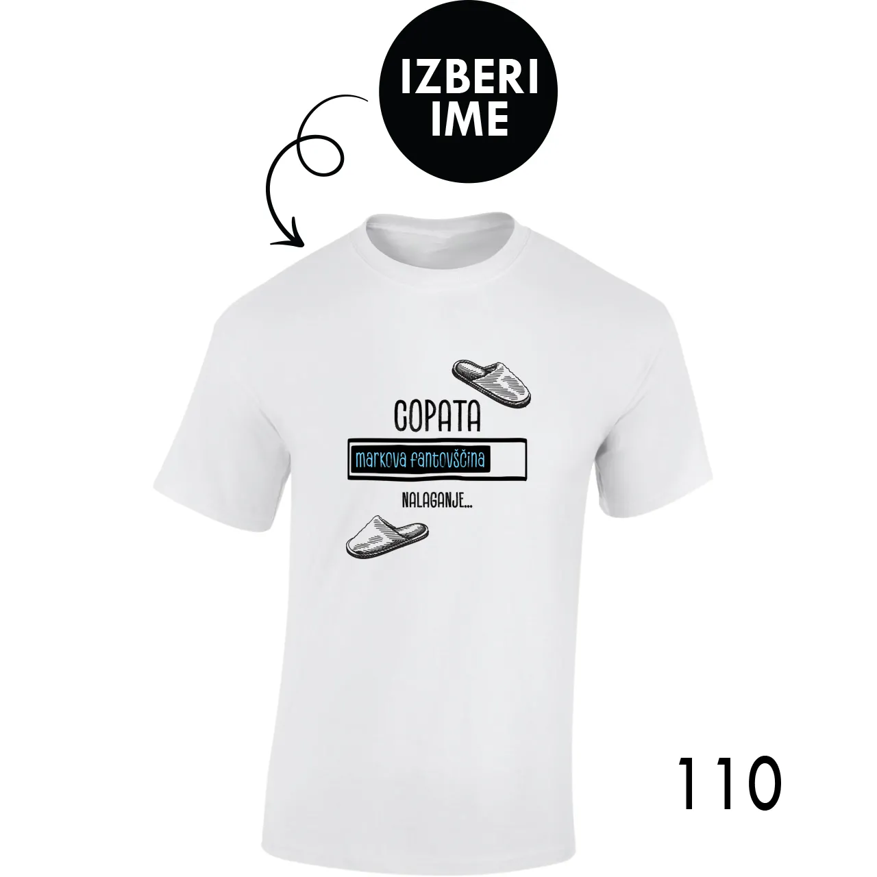 Personalizirana majica - Copata X fantovščina
