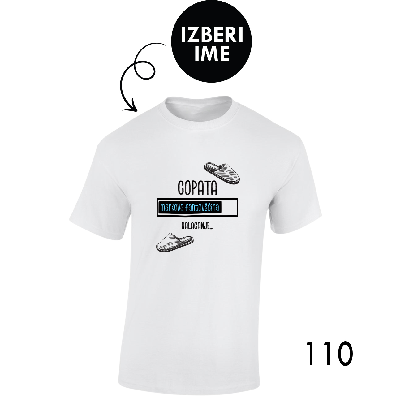 Personalizirana majica - Copata X fantovščina
