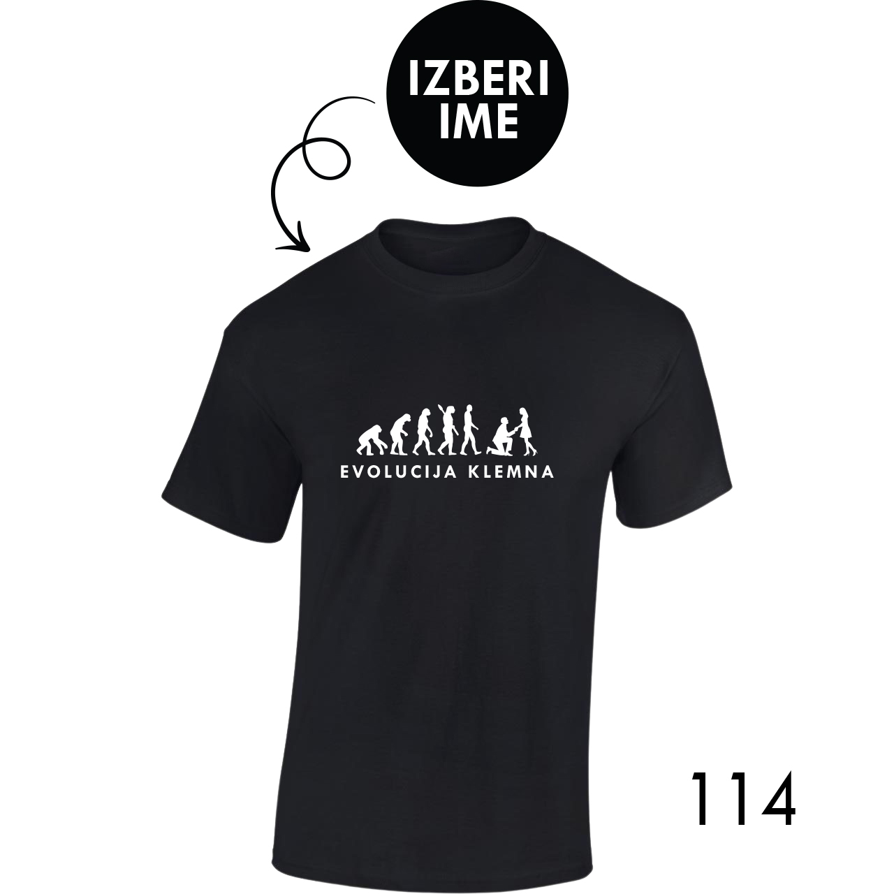 Personalizirana majica - Evolucija X