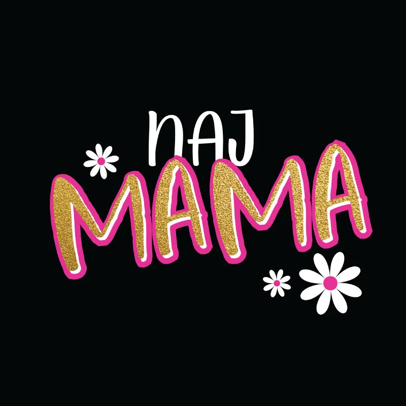 Majica ženska (telirana)- Naj mama XL-črna