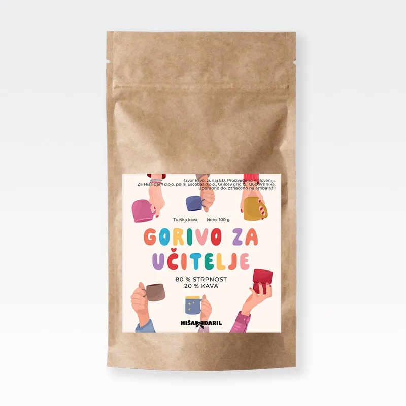 Kava mleta, Gorivo za učitelje, 100g, 100% arabica