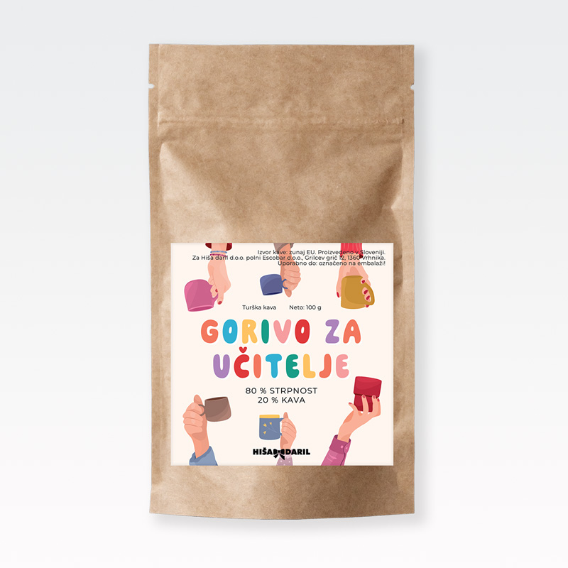Kava mleta, Gorivo za učitelje, 100g, 100% arabica