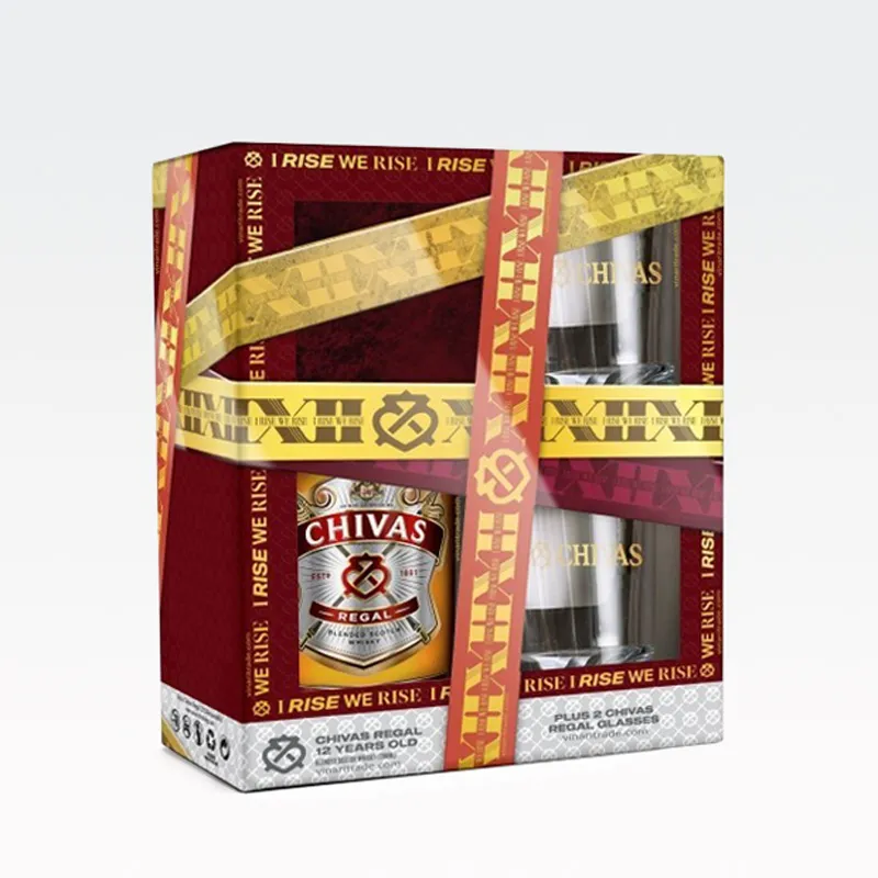 Whisky Chivas Regal 12, 0.7l v embalaži + 2 kozarca