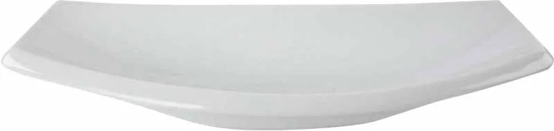 Servirna skleda podolgovata bela, 33x13x6cm, porcelan