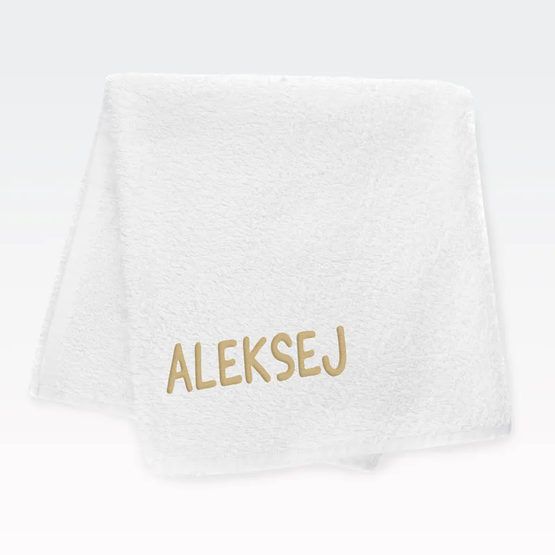 Personalizirana brisača bela