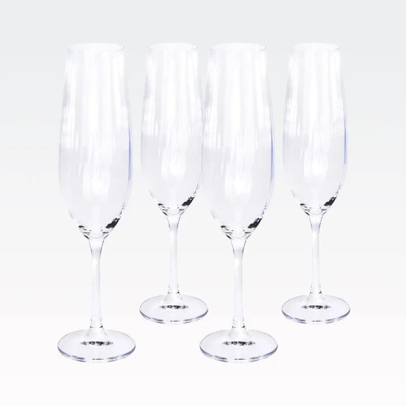 Set kozarcev za šampanjec, 4/1, 26cl