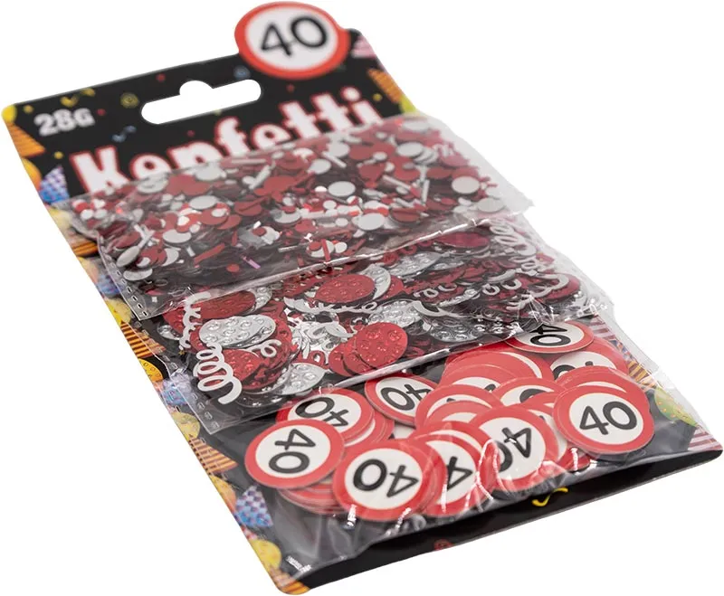 Konfeti "40", 3/1, 28g