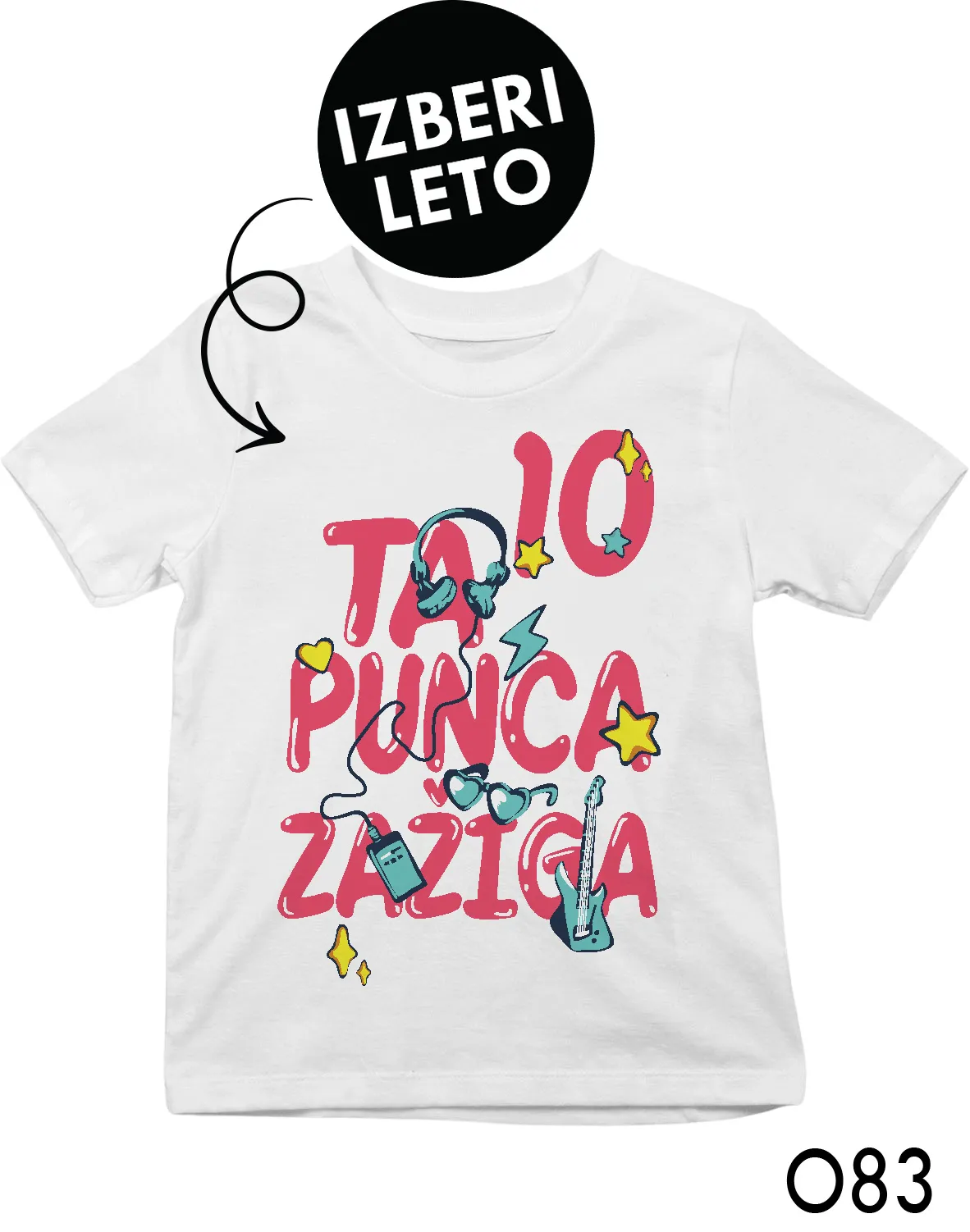 Personalizirana otroška majica - Punca zažiga!