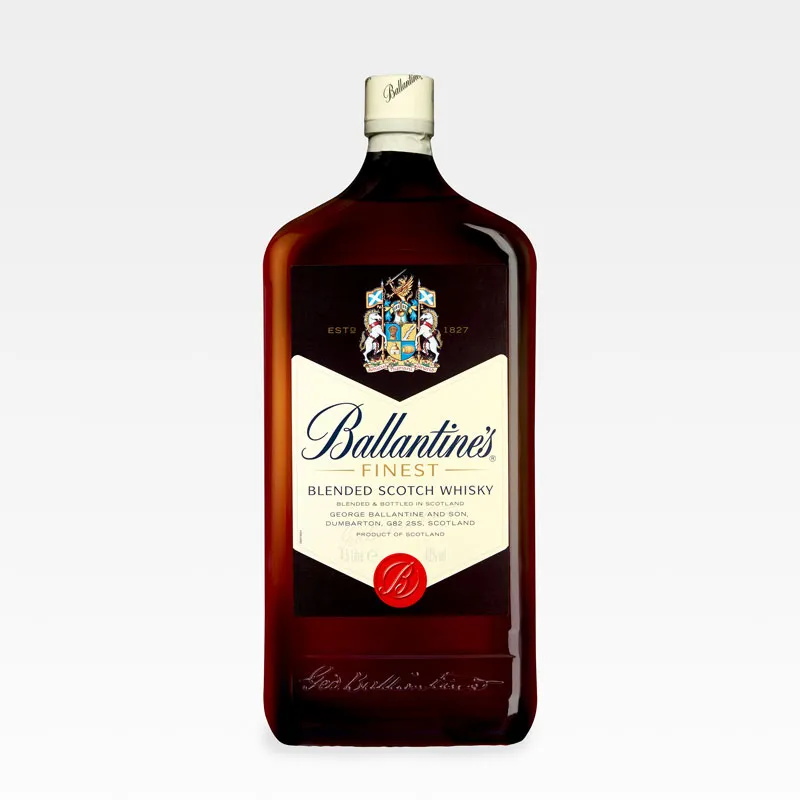 Whisky Ballantines 4.5l, na kovinskem stojalu