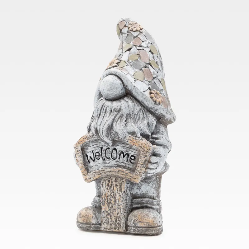 Palček vrtni, WELCOME,  polimasa, 14.5x13x32cm