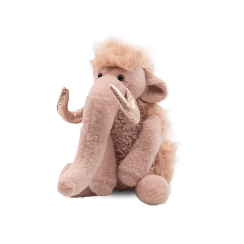 Pliš, mamut, 34cm, PP bombaž + kremenčev pesek, sort.