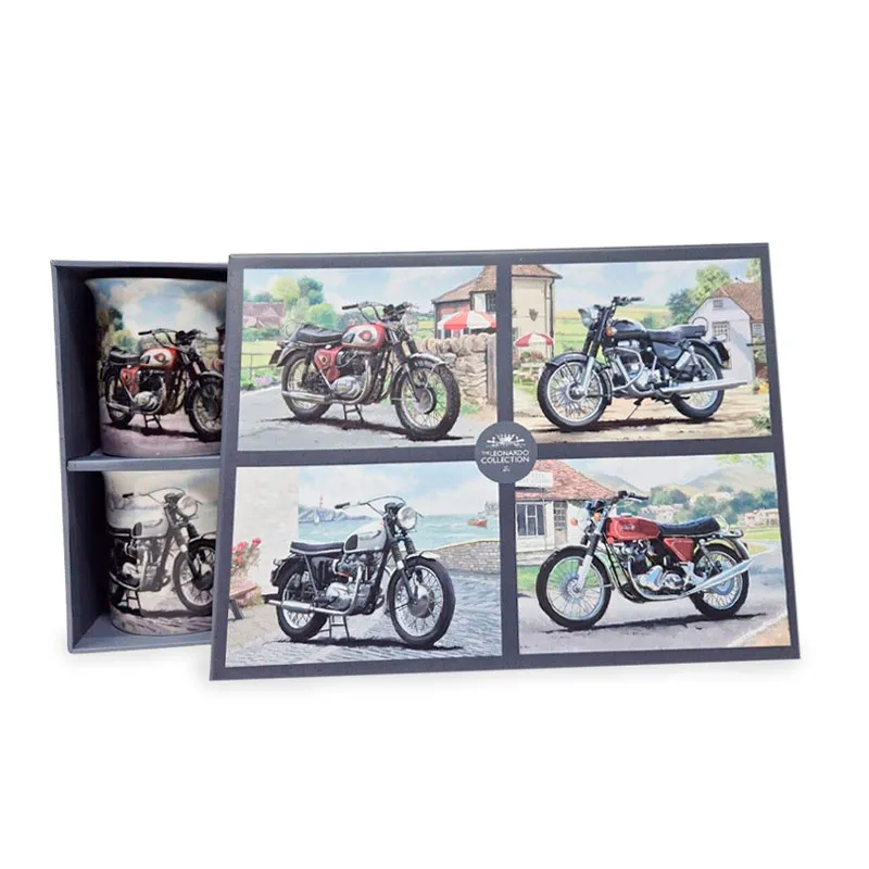 Lonček motorji, 4/1, kitajski porcelan, 8cm, v darilni embalaži