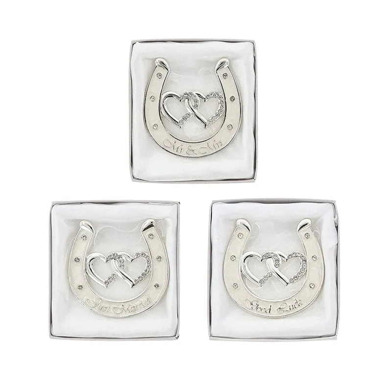 Podkev, bela, kovinska, 5x6x16cm, sort.