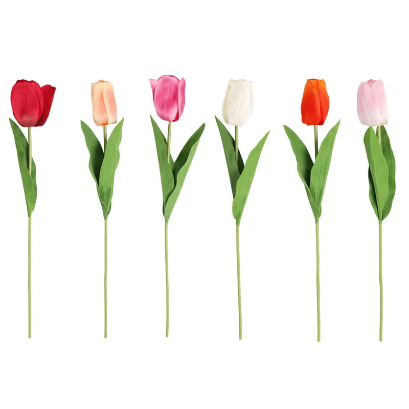 Tulipan, umetno cvetje, PVC, 50cm, sort.