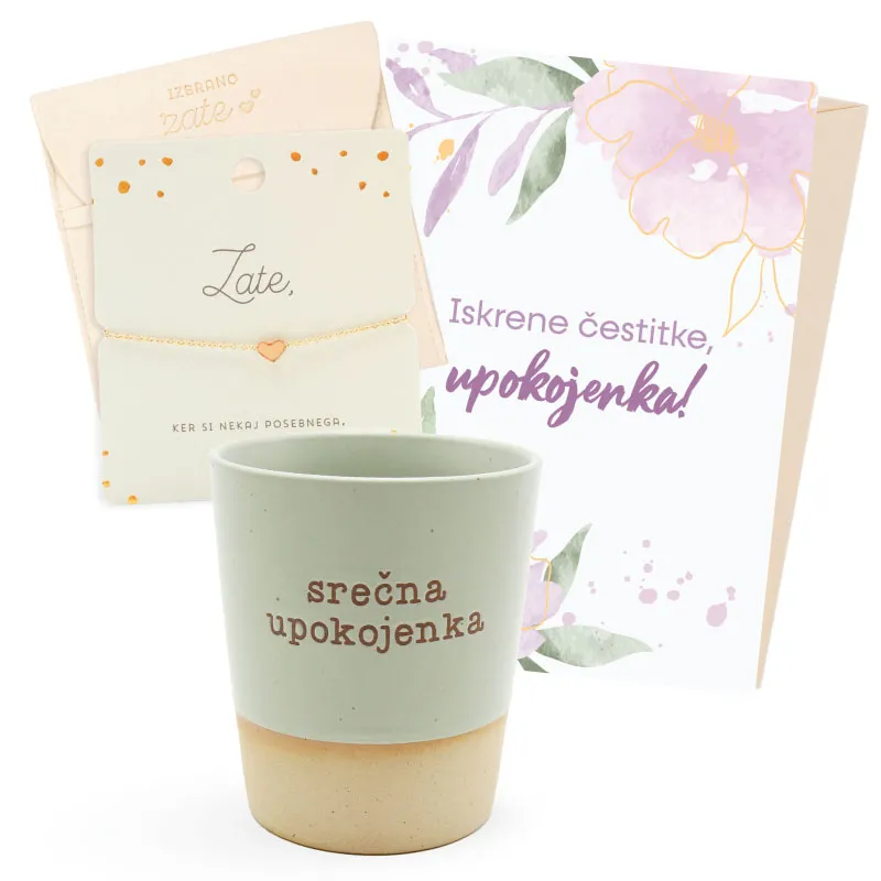 Darilni paket Iskrene čestitke upokojenka!