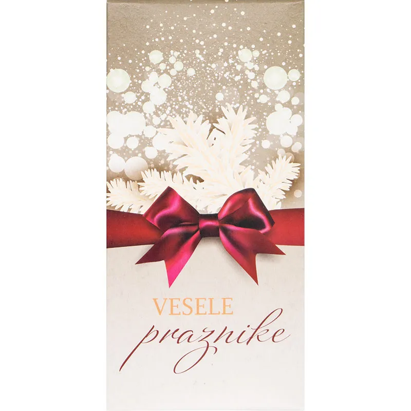 Čokolada Vesele praznike, mlečna, 100g