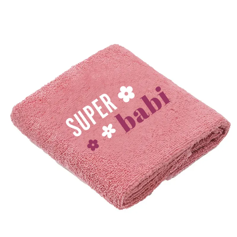 Brisača Super babi, rosegold, 100x5Ocm 100% bombaž