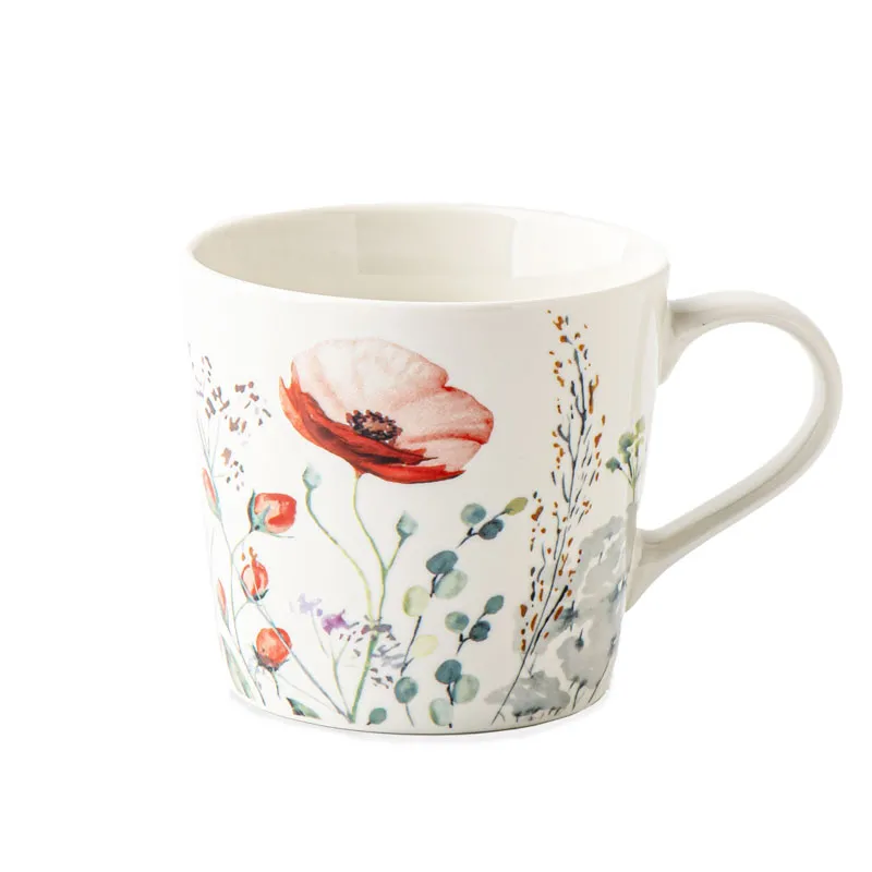 Skodelica, travniško cvetje, new bone China, 400ml