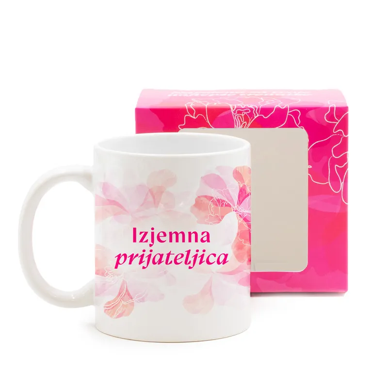 Skodelica, Zanjo, Izjemna prijateljica, 330ml, v darilni embalaži