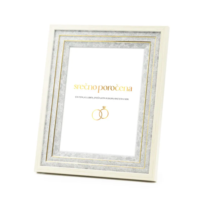 Diploma, Srečno poročena, v okvirju, 20x15cm
