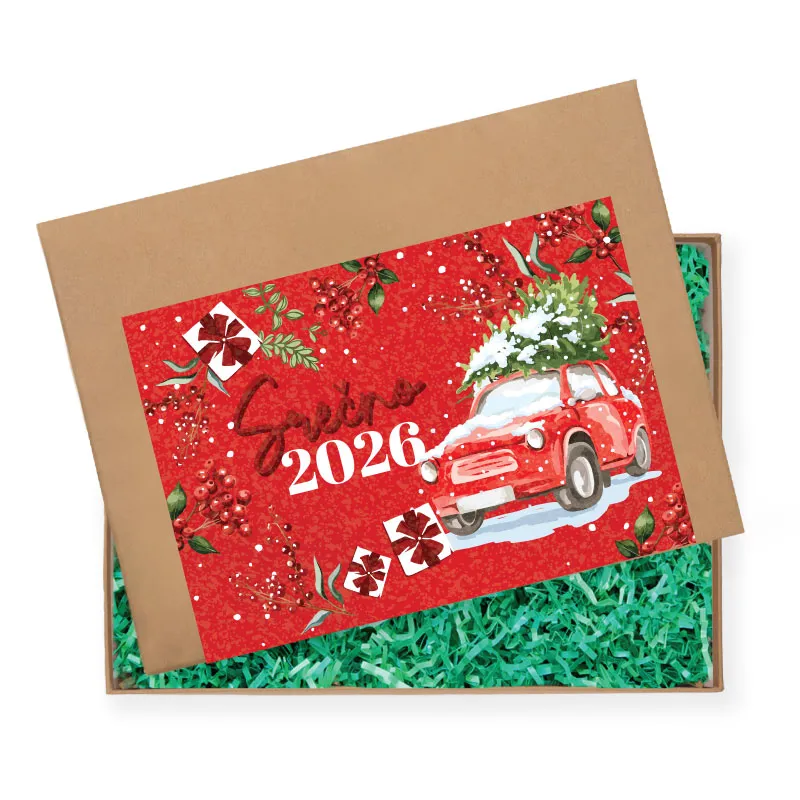 Darilno pakiranje Srečno 2025