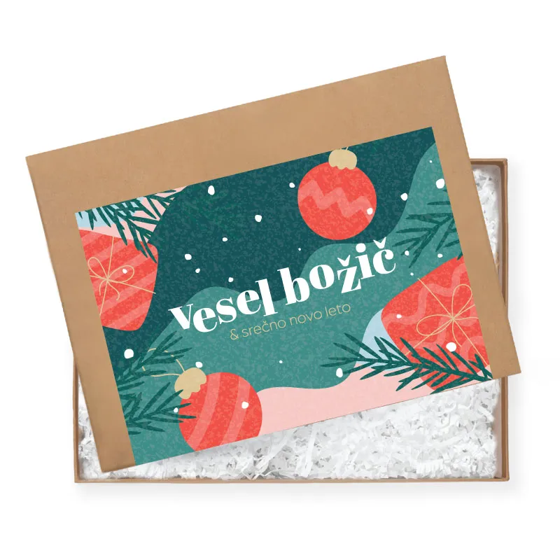 Darilno pakiranje Vesel božič