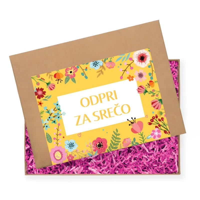 Darilno pakiranje Odpri za srečo
