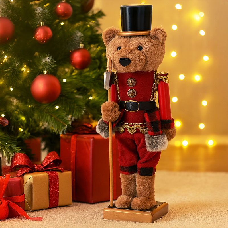 Hrestač, medved vojak, 12x9x38cm