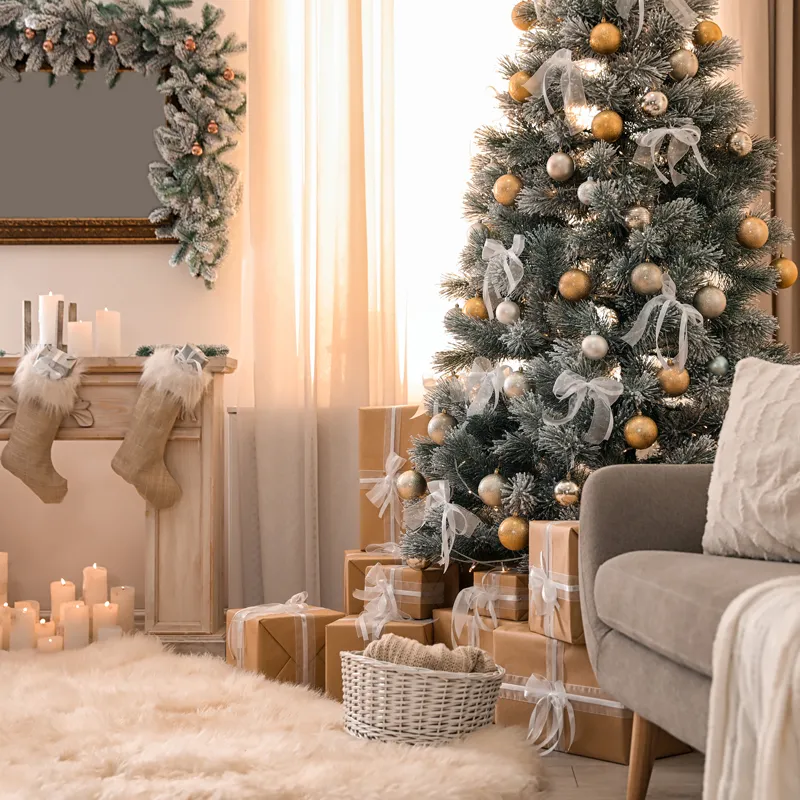 Božične krogle, v odtenkih rjave, 94/1