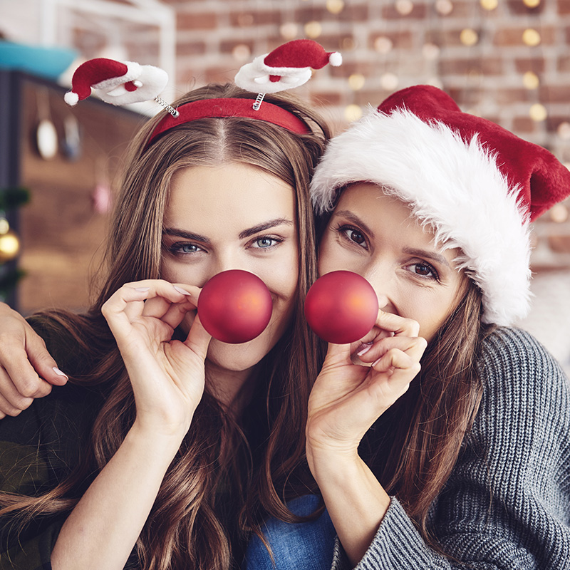 Trak za lase, božični motiv, sort.