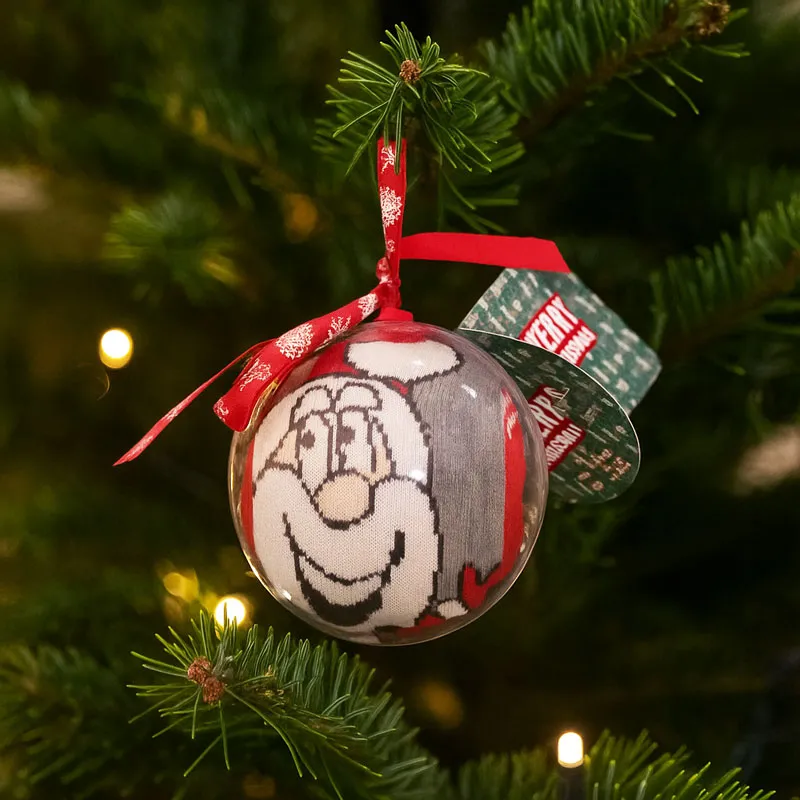 Termo nogavice, moške, iz volne,  božični motiv, različne velikosti, v PVC krogli, sort.