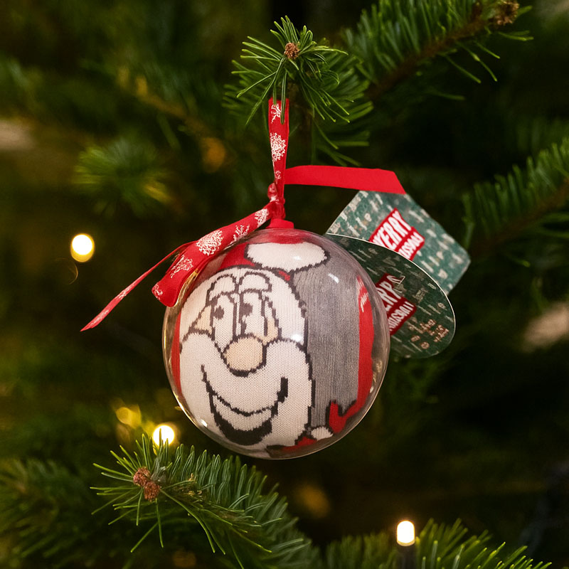 Termo nogavice, moške, iz volne,  božični motiv, različne velikosti, v PVC krogli, sort.