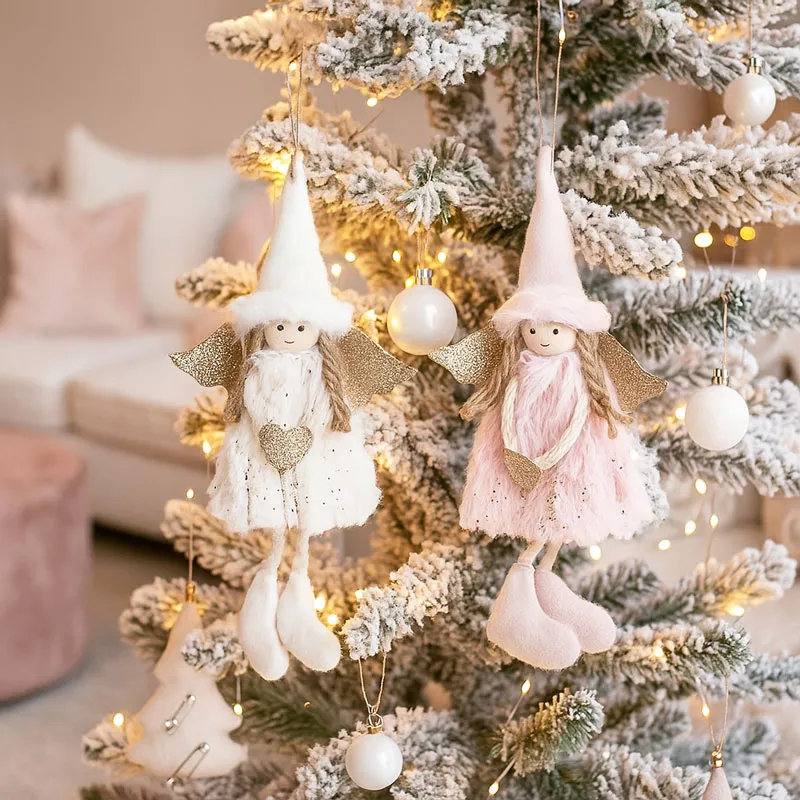 Angel viseč - punčka s krili, 100% poliester, 10x18cm, sort.