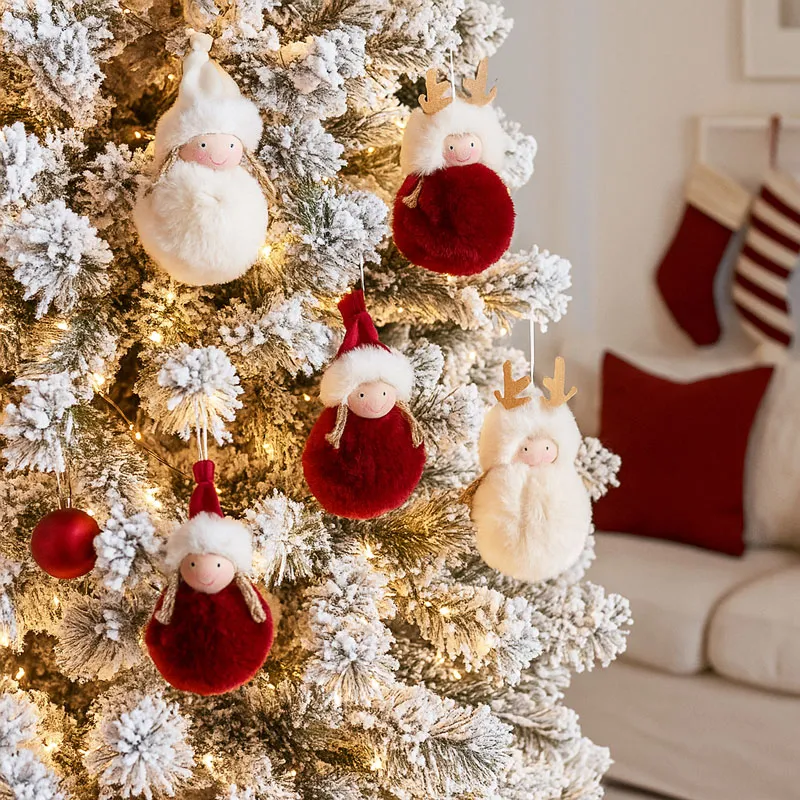 Obesek za na smreko, božični motiv, 13cm, sort.