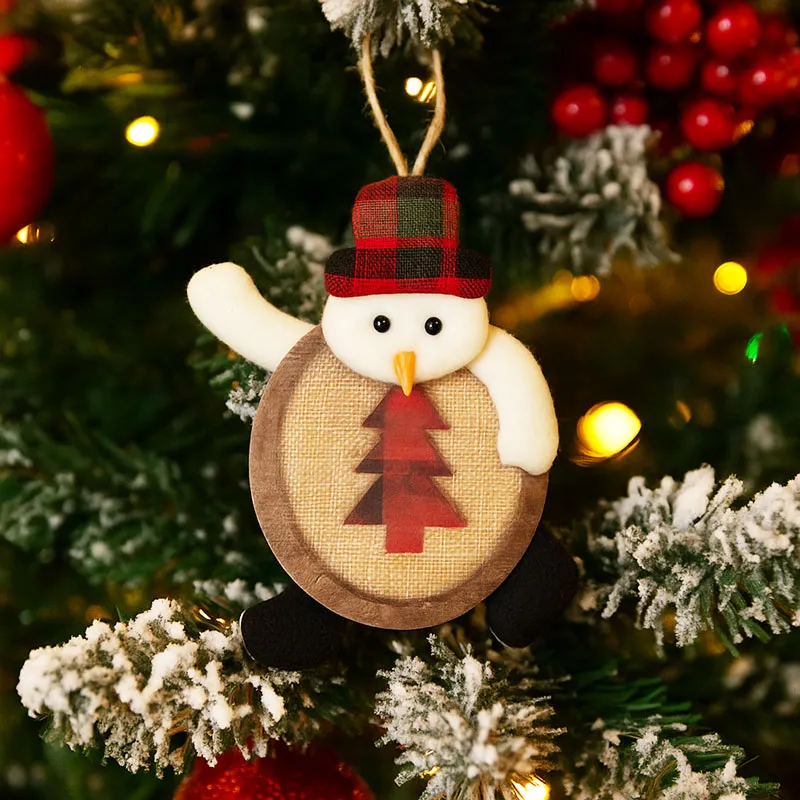 Obesek božični, figura, pena/poliester, 17x10cm, sort.