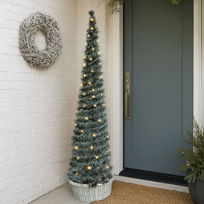 Smreka božična, slim, zložljiva, 1.8m, sort.