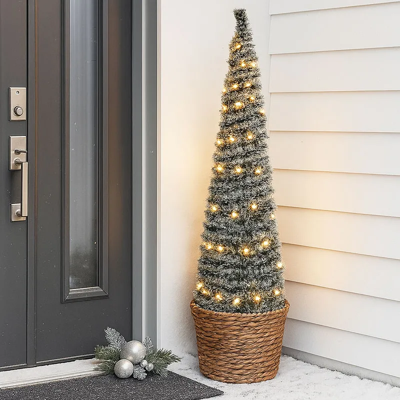 Smreka božična, slim, zložljiva, 1.2m, sort.