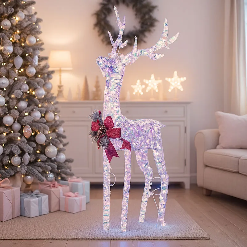 Jelenček z LED lučkami, 160 LED, umetna masa, za notranjo uporabo,1.3m