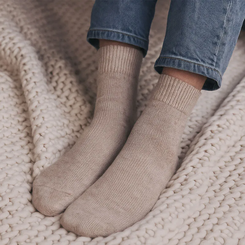 Set zimskih nogavic, za ženske, 2/1, alpaka, natur, EKO, različne velikosti, sort.