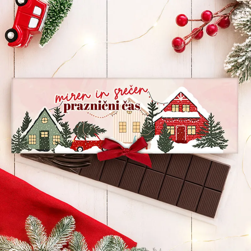 Čokolada, MIREN IN SREČEN PRAZNIČNI ČAS, temna čokolada, 100 g