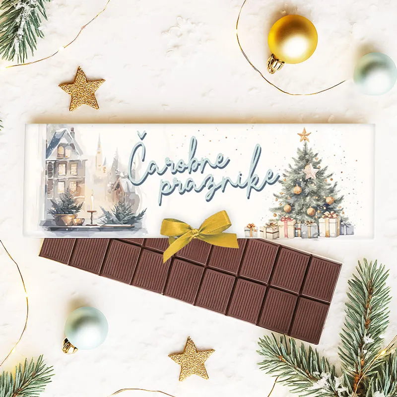 Čokolada, ČAROBNE PRAZNIKE, temna čokolada, 100 g