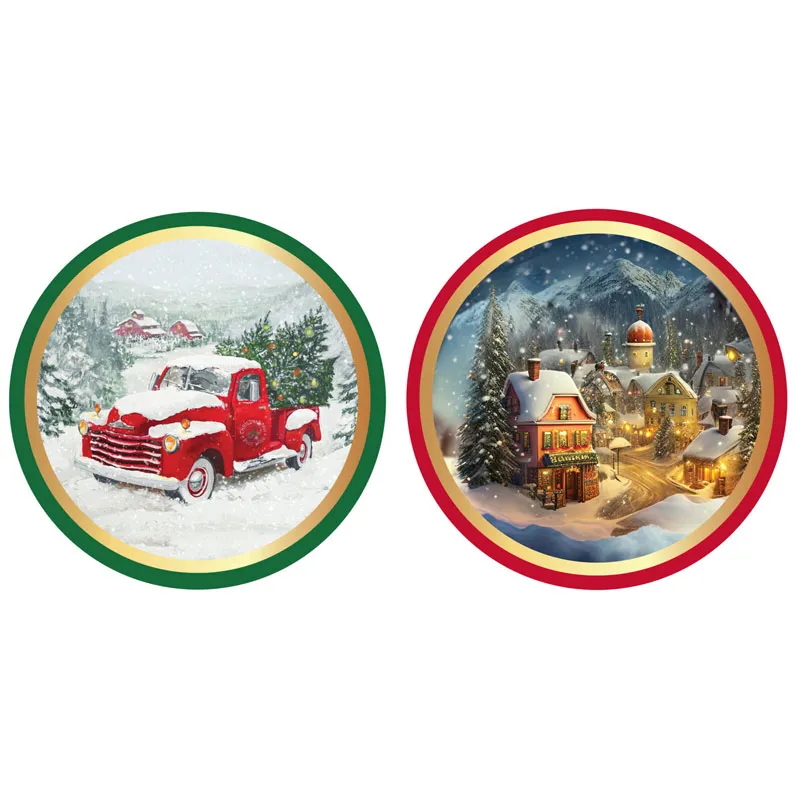 Keksi masleni, 114g, v kovinski dozi z božičnim motivom, sort.