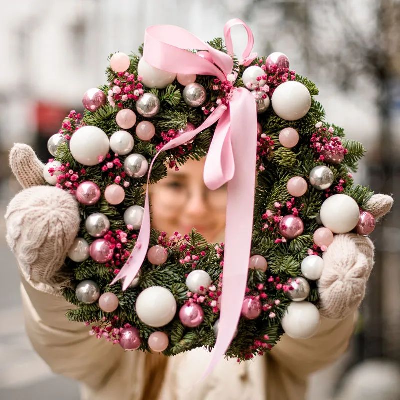 Božične kroglice za dekoracijo, srebrne, 10/1, 20mm