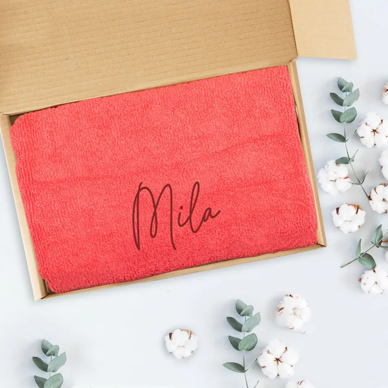 Personalizirana brisača rdeča