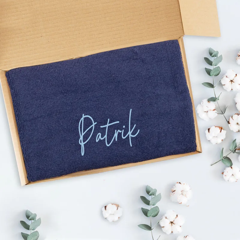 Personalizirana brisača modra