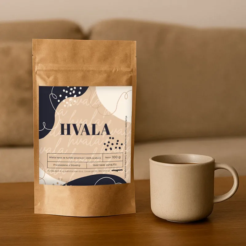 Kava mleta, Hvala, 100g, 100% arabica