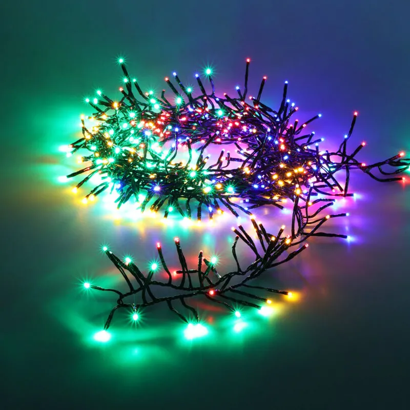 Lučke božične, za notranjo in zunanjo uporabo, veriga, 1152LED, barvne, 8 funkcij, 14.9+3m