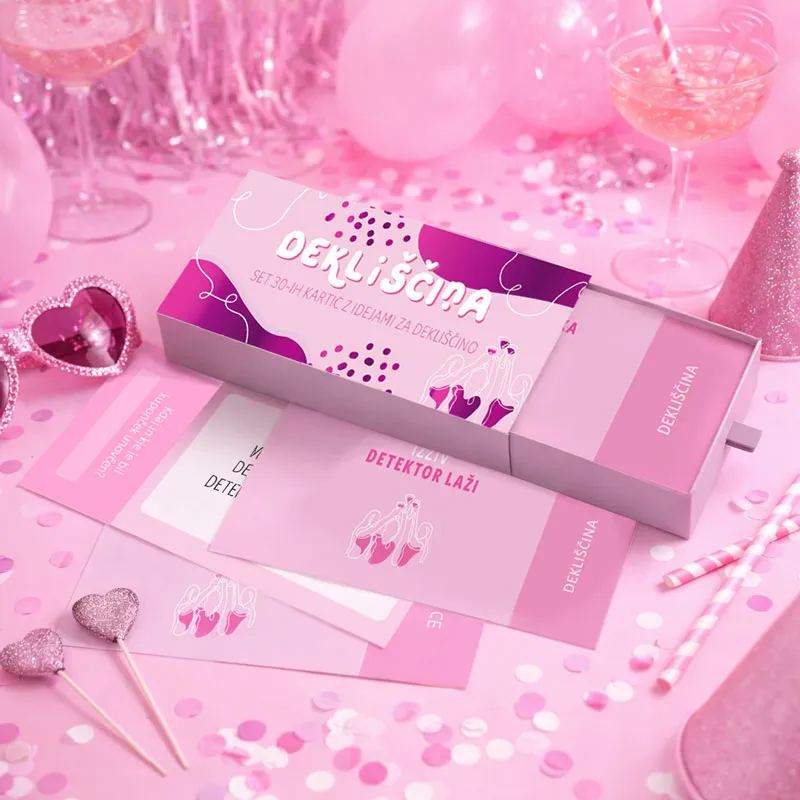 Kupončki za dekliščino, 30 kupončkov, v darilni škatlici