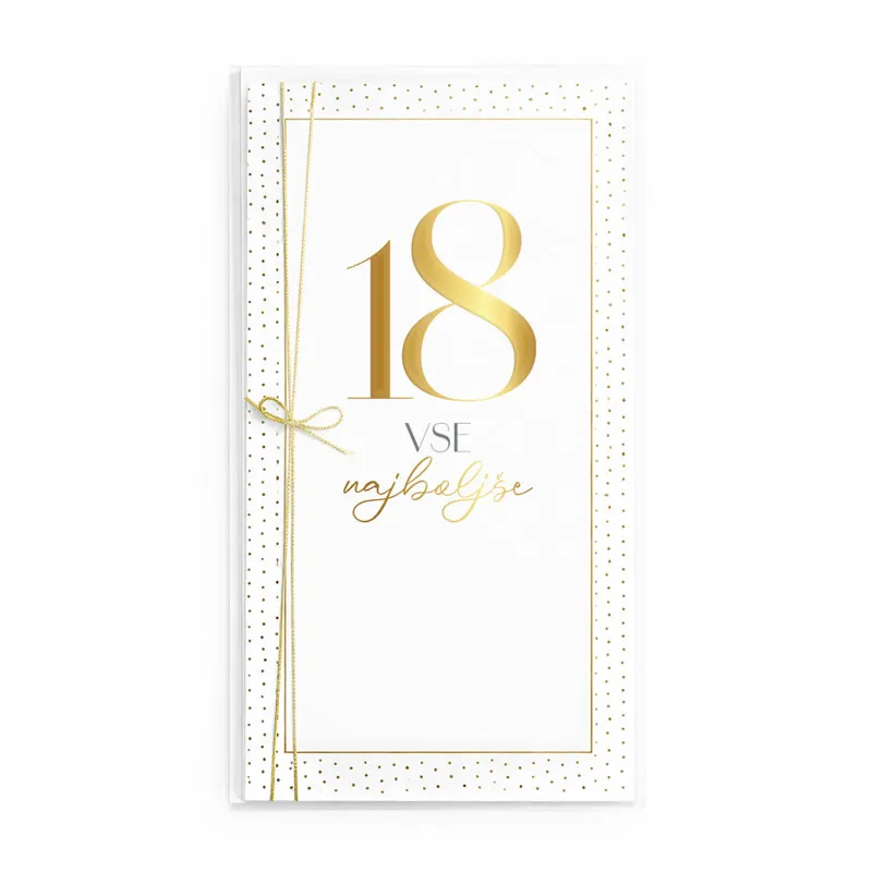 Voščilnica, Vse najboljše 18