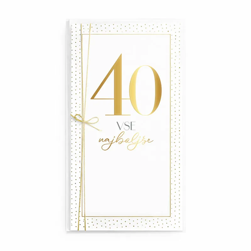 Voščilnica, Vse najboljše 40